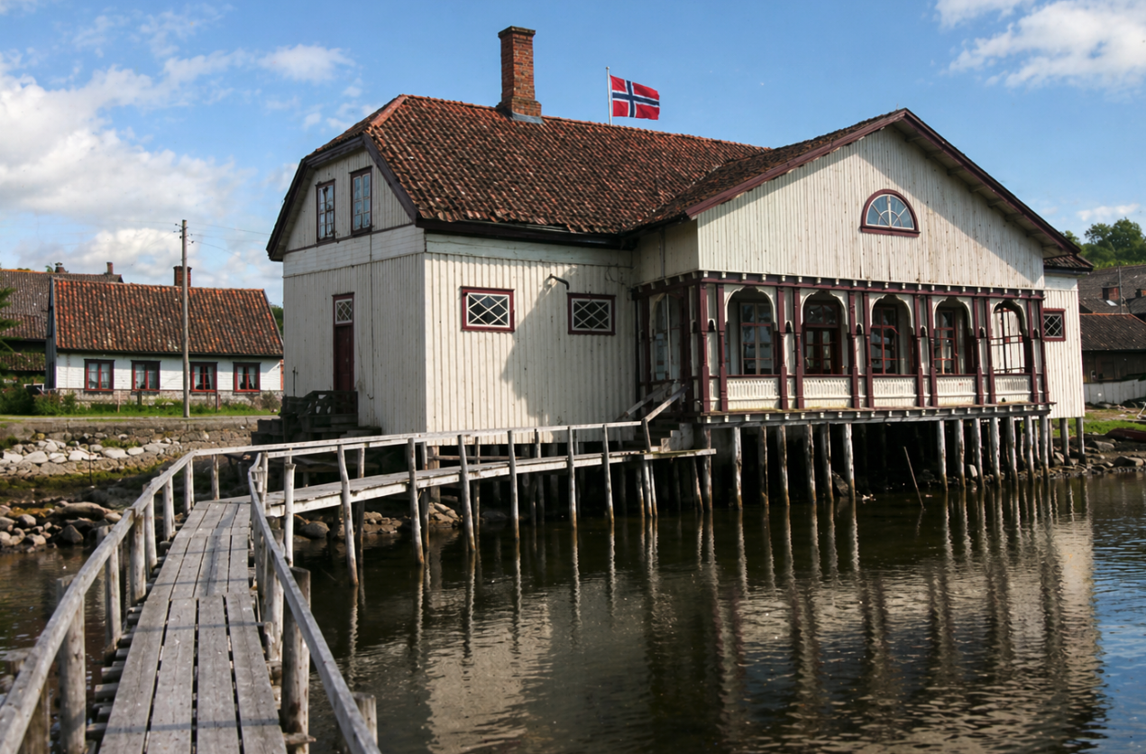 Artikkelbilde til artikkelen Vandring i Strandgata - Året er 1850