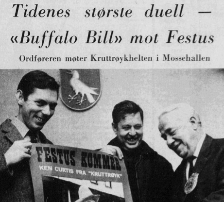 Artikkelbilde til artikkelen 50 år siden Festus sjarmerte Moss, Buffalo Bill og